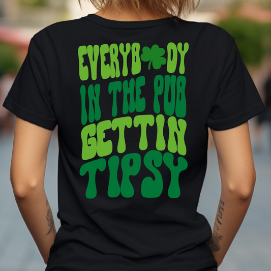 Wavy Font Retro Pub Shirt