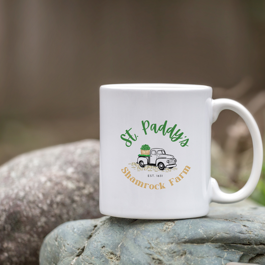 St. Paddy's Shamrock Farm | White Mug